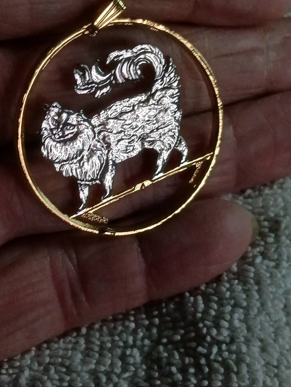 Cat Medallion Necklace